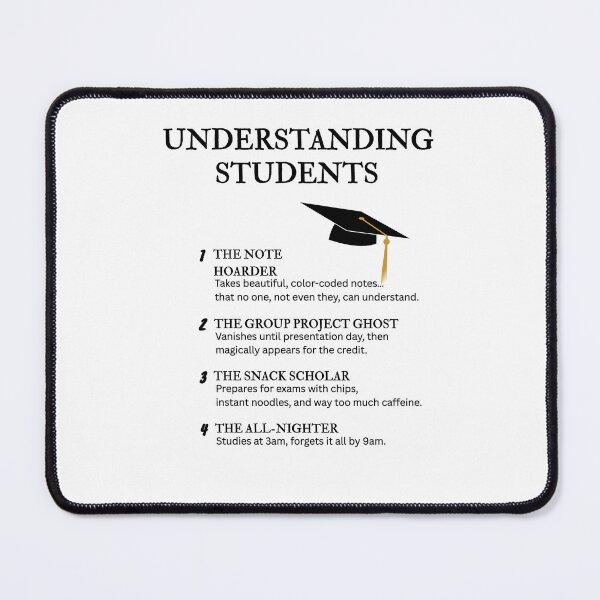 Item preview, Understanding Students – Funny College & School Humor designed and sold by PsyFlow35.