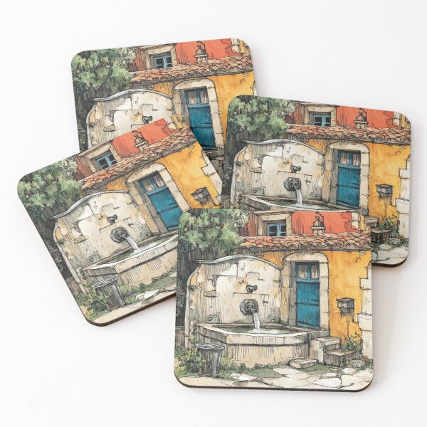 Item preview, Provence Village – French Countryside Artwork designed and sold by mliotard.