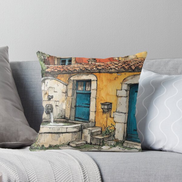 Item preview, Provence Village – French Countryside Artwork designed and sold by mliotard.