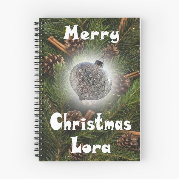 Item preview, Merry Christmas Lora - Pine & Cinnamon with Glass Bauble :) designed and sold by Myriel-Myriel.