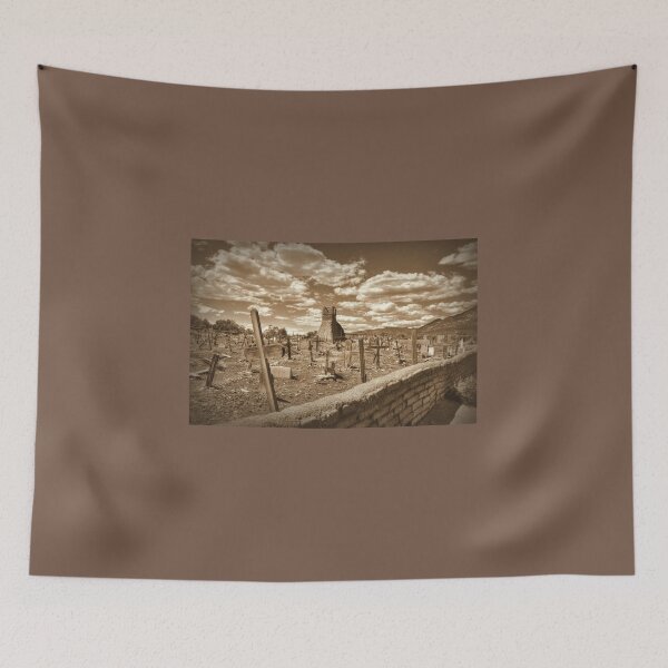 Item preview, Taos Pueblo Cemetery in Sepia Tones designed and sold by K D Graves Photography.