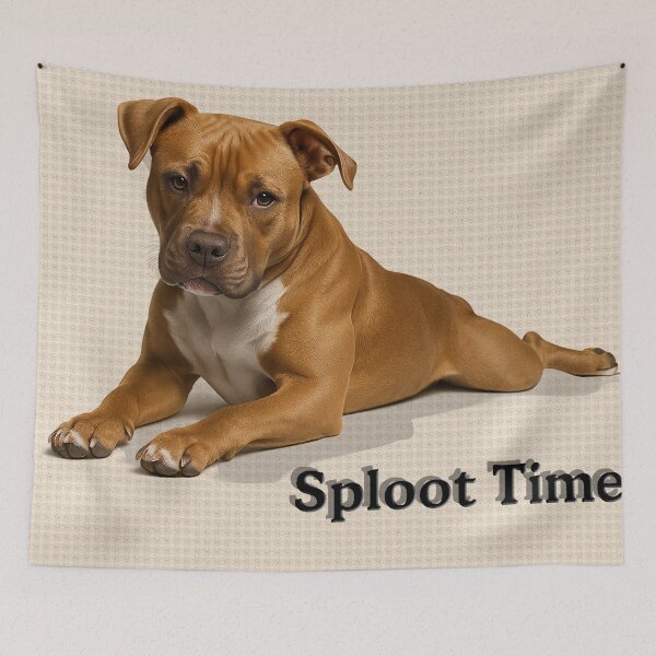 Item preview, Sploot Time - Lazy Dog Vibes designed and sold by Jaded's Cute Clips.