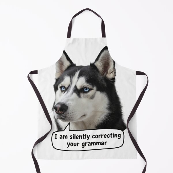 Item preview, Sarcastic Grammar Police Husky Dog Quote designed and sold by Dewer Shop.