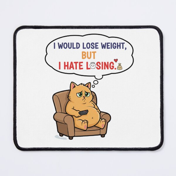 Item preview, I Hate Losing Funny T-Shirt | Sarcastic Weight Loss Quote | Humor | Diet | Gym | Workout | Motivation | Gag Gift designed and sold by SGCreations-78.