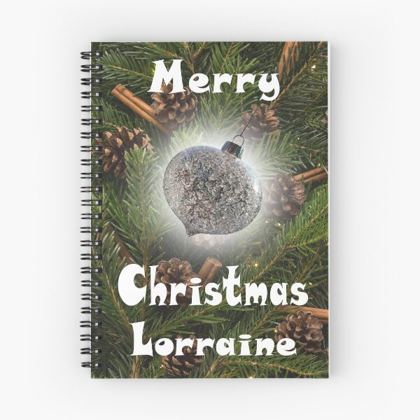 Item preview, Merry Christmas Lorraine - Pine & Cinnamon with Glass Bauble :) designed and sold by Myriel-Myriel.