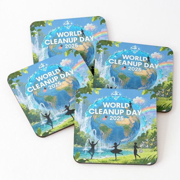 Item preview, World Cleanup Day 2025 designed and sold by Guryl Michal Designs.
