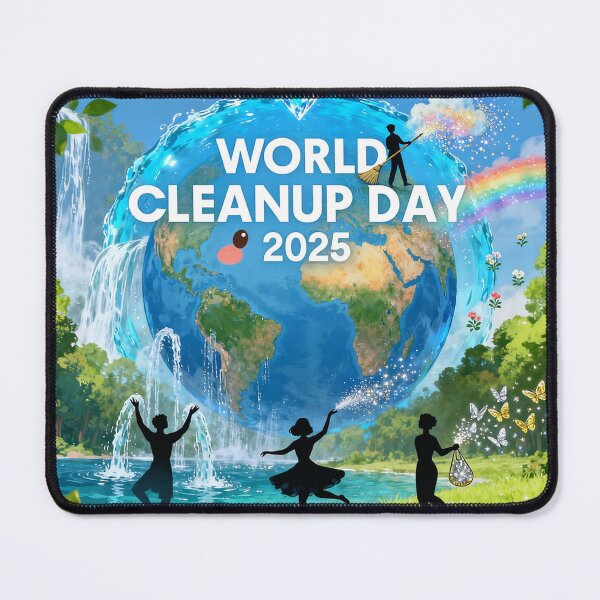 Item preview, World Cleanup Day 2025 designed and sold by Guryl Michal Designs.