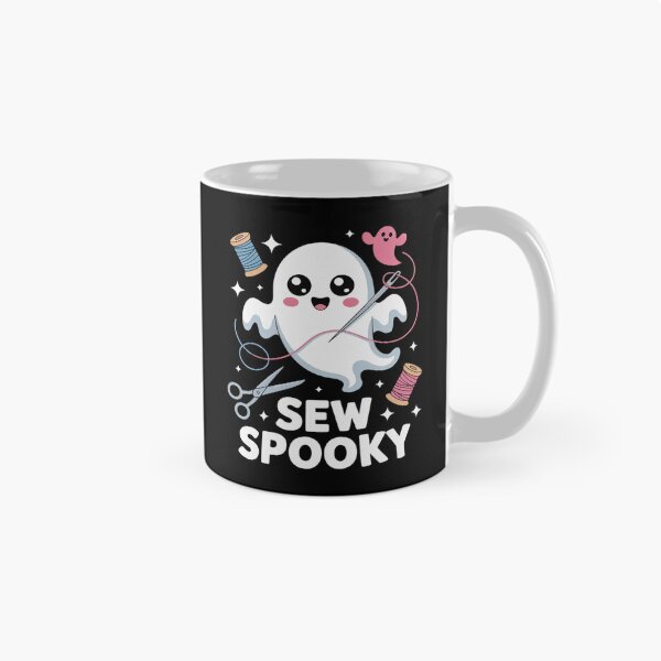 Item preview, Sew Spooky Cute Girly Ghost Sewing Halloween designed and sold by JonBarnes22.