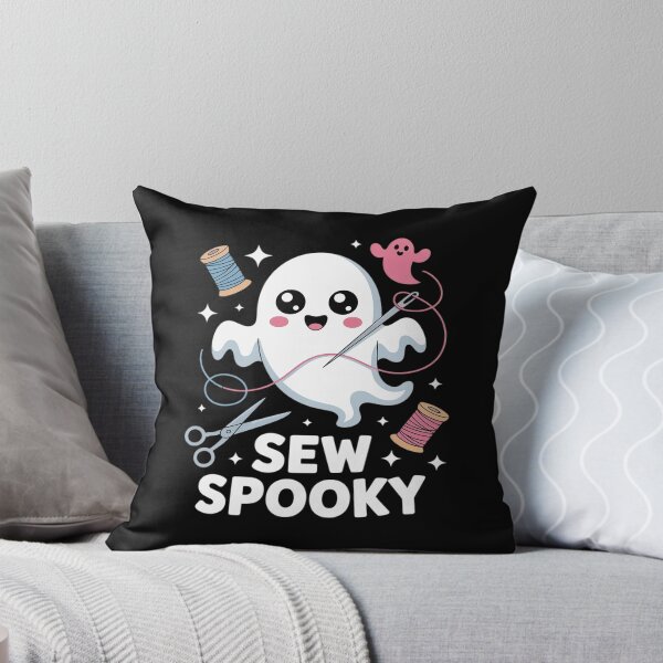 Item preview, Sew Spooky Cute Girly Ghost Sewing Halloween designed and sold by JonBarnes22.