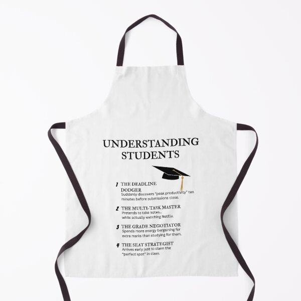 Item preview, Student Types Explained – Funny School & College Humor designed and sold by PsyFlow35.