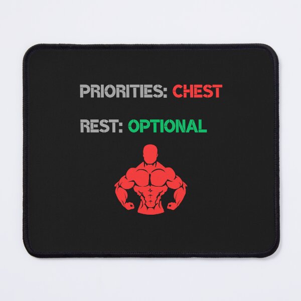 Item preview, Funny Gym Chest Day. Rest is Optional. designed and sold by Sparkofart07.