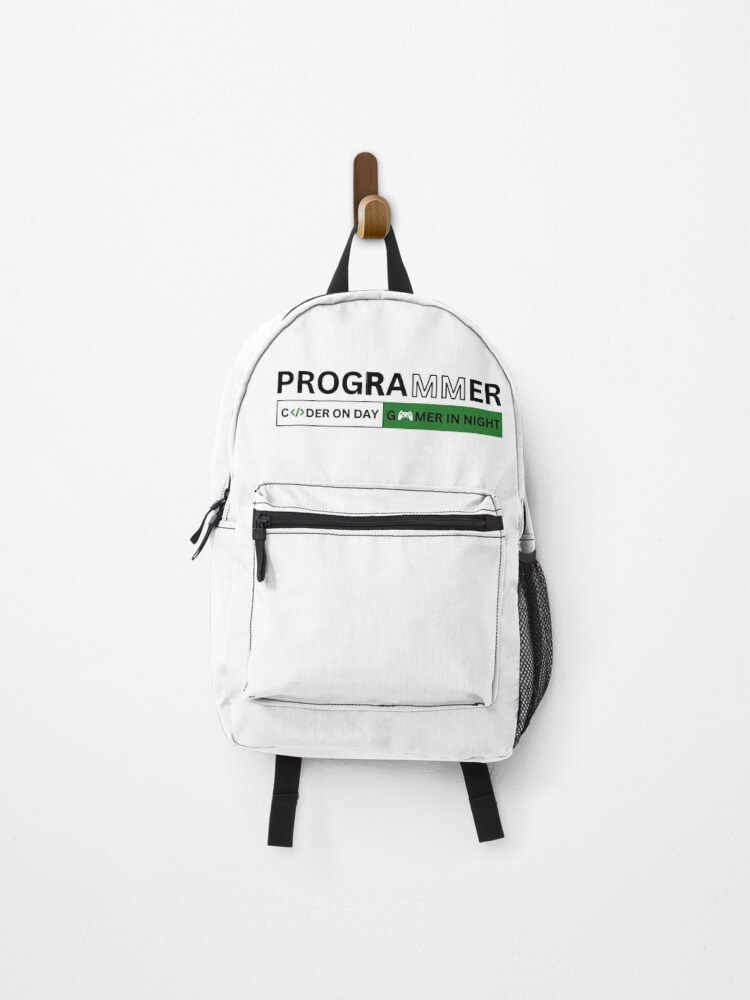 Thumbnail 1 of 3, Backpack, Code and Game Life designed and sold by NxtGenDesigns.