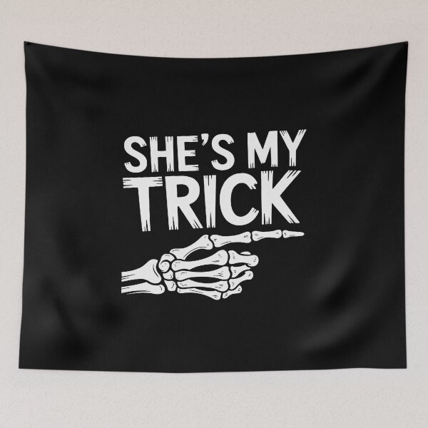 Item preview, Shes My Trick Skeleton Halloween Couples Costume designed and sold by JonBarnes22.