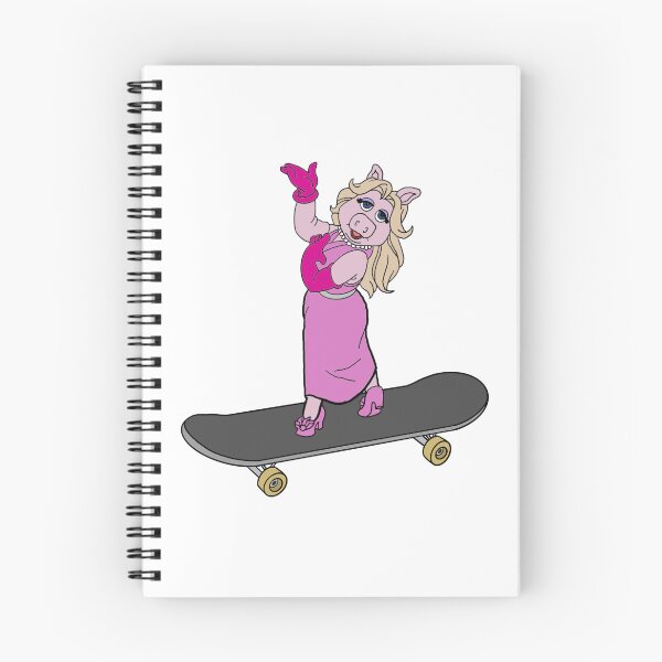 Item preview, Miss Piggy On A Skateboard  designed and sold by Animals-by-JB.