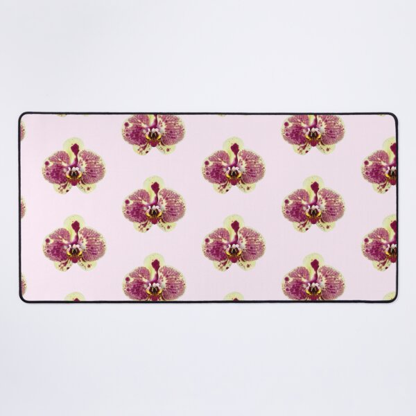 Item preview, spotted yellow + pink orchid flower sticker designed and sold by inainart.