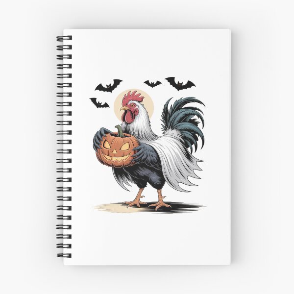 Item preview, Shivering Chicken Halloween Ghost Rooster Trick Or Treat designed and sold by JonBarnes22.