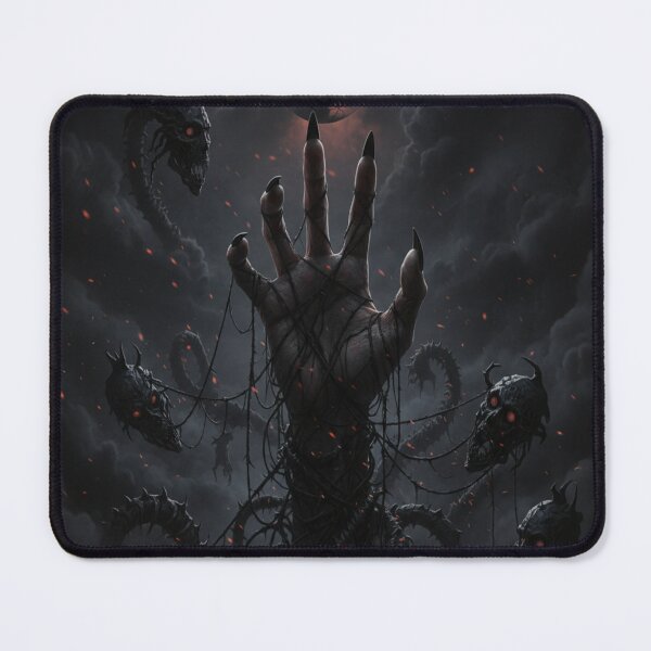 Item preview, Dark Demonic Eclipse Hand | Horror Fantasy Artwork designed and sold by FunkyPatakha.