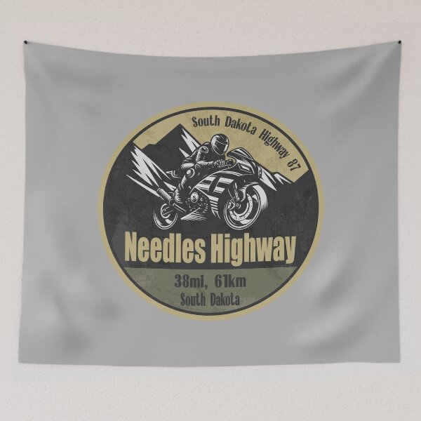 Item preview, Needles Highway South Dakota Scenic Motorcycle Ride designed and sold by CynthiaGraphics.