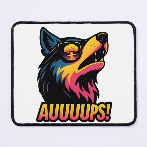 Item preview, AUUOOPS! Wolf Shades | Electric Glow Neon by VLF designed and sold by VitalLifeForce.