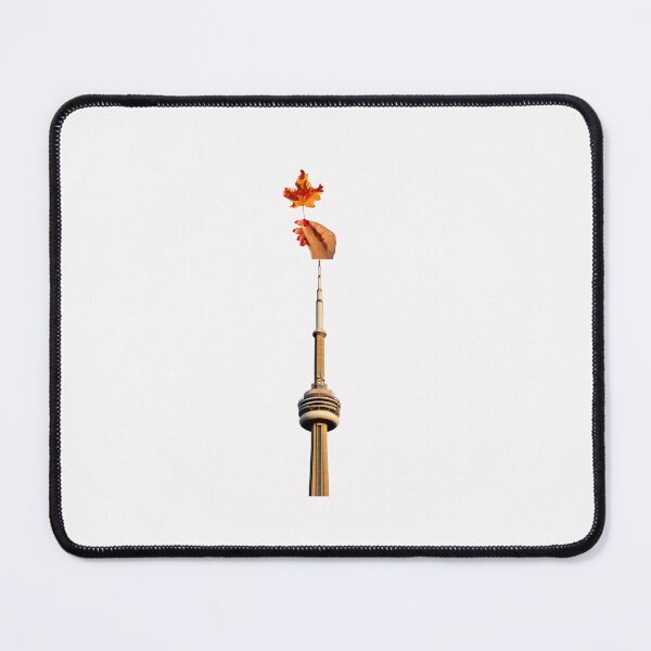 Item preview, CN Tower/ Hand holding Autumn leaf/Canada designed and sold by VeenaNair23.