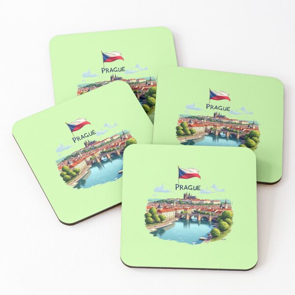 Item preview, Charming 3D Sketch of Bruges Belgium Cityscape with Flag,  designed and sold by PaintMeWorld.