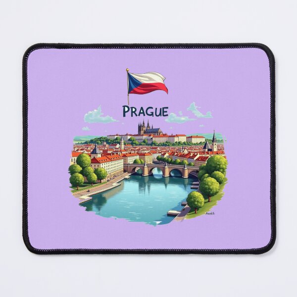 Item preview, Charming 3D Sketch of Bruges Belgium Cityscape with Flag, designed and sold by PaintMeWorld.