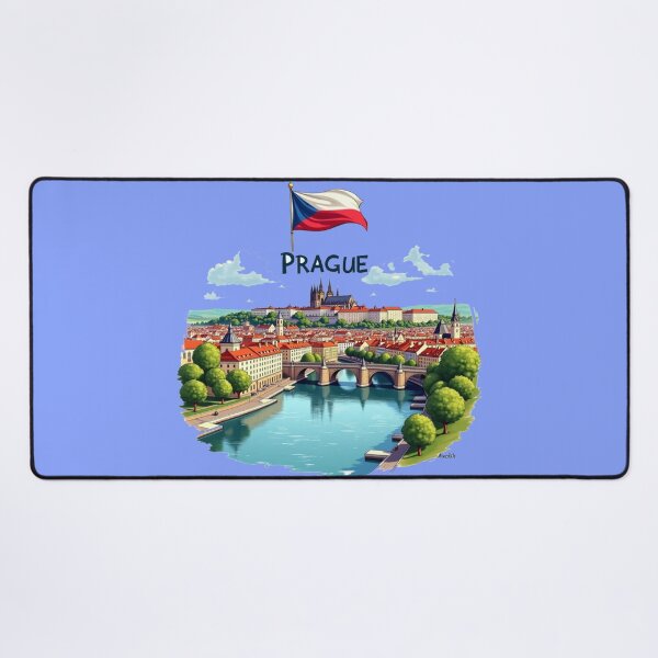 Item preview, Charming 3D Sketch of Bruges Belgium Cityscape with Flag, designed and sold by PaintMeWorld.