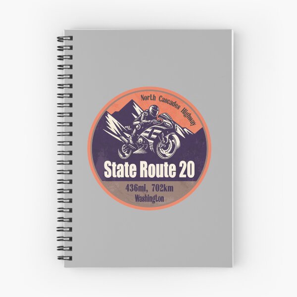 Item preview, State Route 20 Washington Scenic Motorcycle Ride designed and sold by CynthiaGraphics.