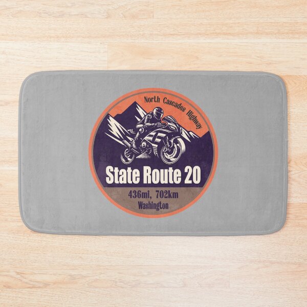Item preview, State Route 20 Washington Scenic Motorcycle Ride designed and sold by CynthiaGraphics.