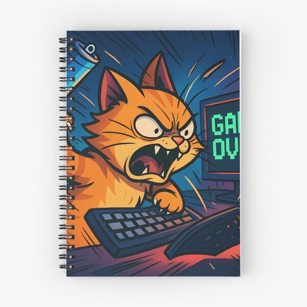 Item preview, Funny Gamer Rage Cat 'Game Over' Meme designed and sold by Dewer Shop.