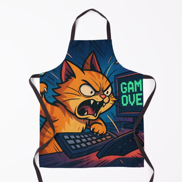 Item preview, Funny Gamer Rage Cat 'Game Over' Meme designed and sold by Dewer Shop.