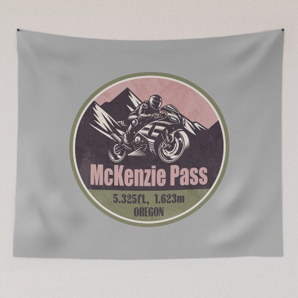 Item preview, McKenzie Pass Oregon Scenic Motorcycle Mountain Ride designed and sold by CynthiaGraphics.