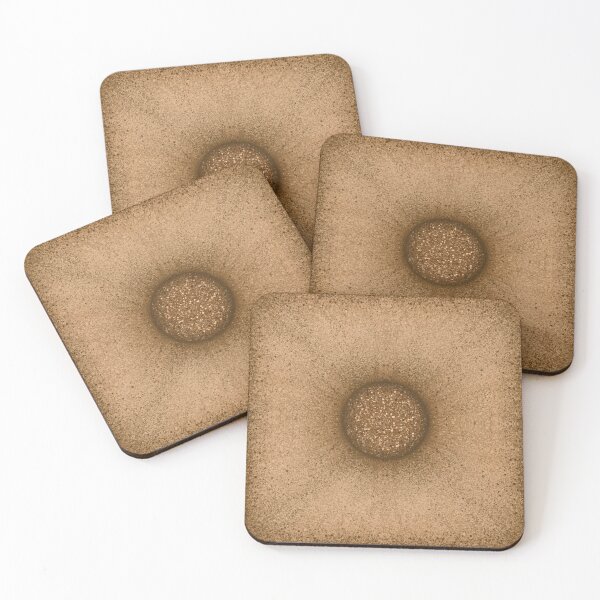 Item preview, "Poof" tile in cork color designed and sold by Cherevan.
