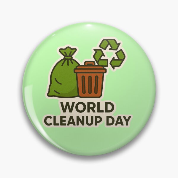 Item preview, World cleanup day stickers  designed and sold by Al-Ziyyel Studio✨.