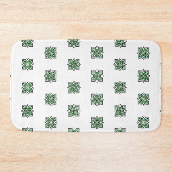 Item preview, Green Tile Pattern designed and sold by ByRavzanur.