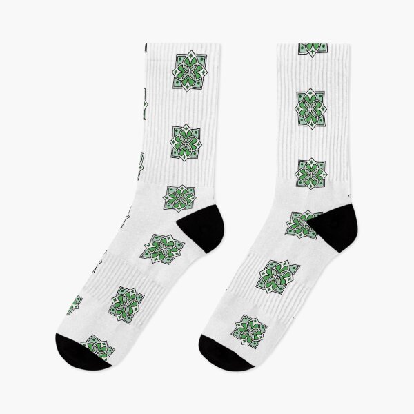 Item preview, Green Tile Pattern designed and sold by ByRavzanur.