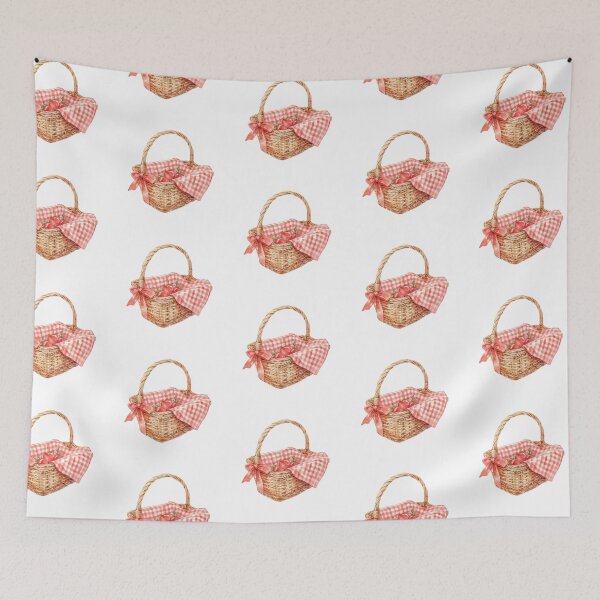 Item preview, basket with red apples designed and sold by viviofthevalley.