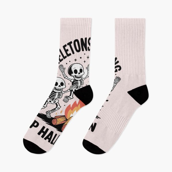 Item preview, Skeleton Dancing Around The Bonfire Funny Halloween designed and sold by JonBarnes22.