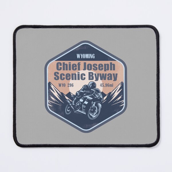 Item preview, Chief Joseph Scenic Byway Wyoming Motorcycle Mountain Ride designed and sold by CynthiaGraphics.