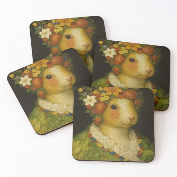 Item preview, Guinea Pigs – Flora (After Arcimboldo) designed and sold by gandolfwizard.