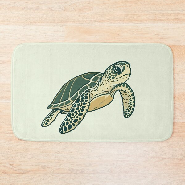 Item preview, Cute Sea Turtle – Ocean Nature Illustration designed and sold by Art-Design-EM.