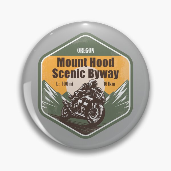 Item preview, Mount Hood Scenic Byway Oregon Motorcycle Mountain Ride designed and sold by CynthiaGraphics.