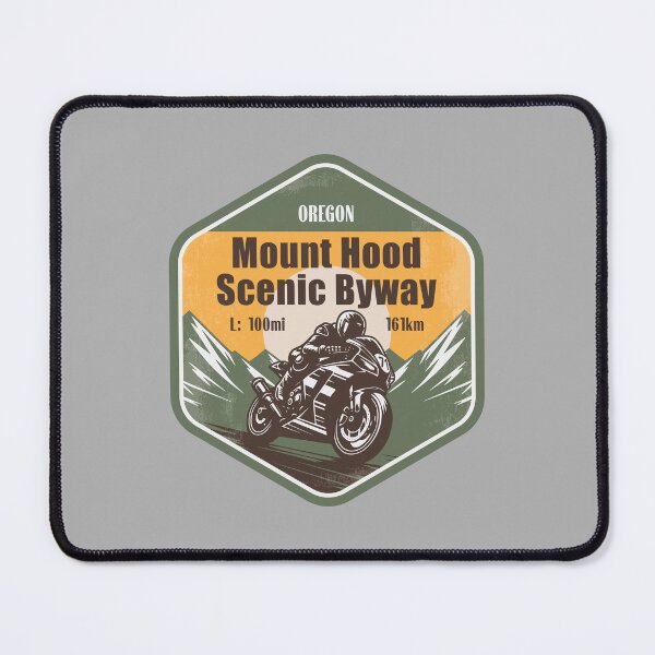 Item preview, Mount Hood Scenic Byway Oregon Motorcycle Mountain Ride designed and sold by CynthiaGraphics.
