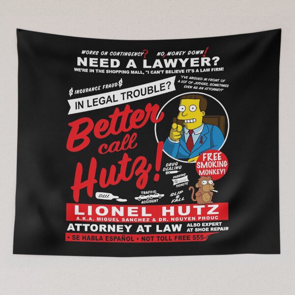 Item preview, Legal Trouble Better Call Hutz Dks designed and sold by Alema Art.