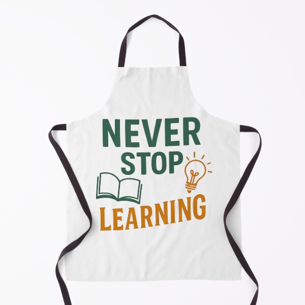 Item preview, Never Stop Learning – Inspirational Quote Design designed and sold by Amr Darwish Graphic designer.