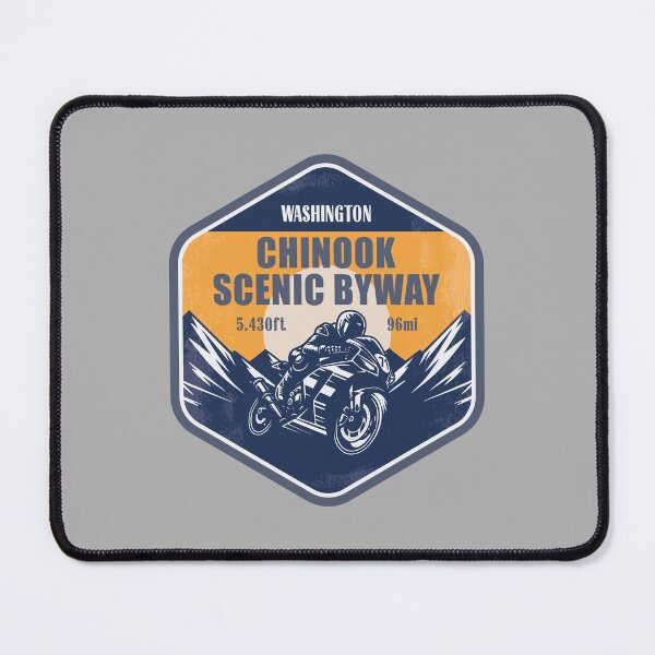 Item preview, Chinook Scenic Byway Washington Motorcycle Mountain Ride designed and sold by CynthiaGraphics.