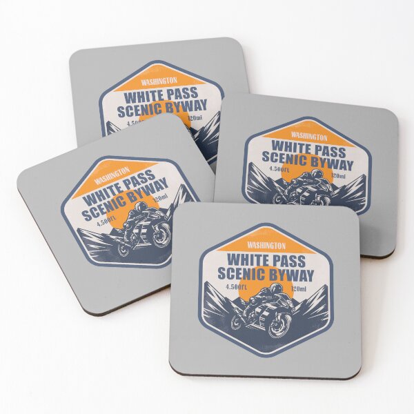 Item preview, White Pass Scenic Byway Washington Motorcycle Mountain Ride designed and sold by CynthiaGraphics.