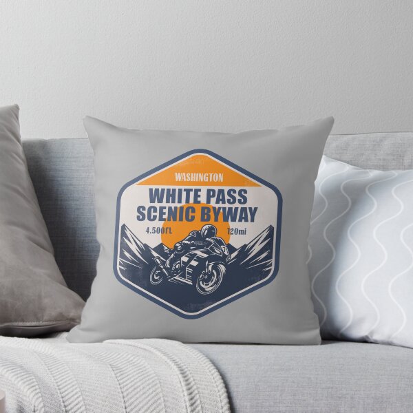 Item preview, White Pass Scenic Byway Washington Motorcycle Mountain Ride designed and sold by CynthiaGraphics.