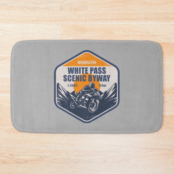 Item preview, White Pass Scenic Byway Washington Motorcycle Mountain Ride designed and sold by CynthiaGraphics.