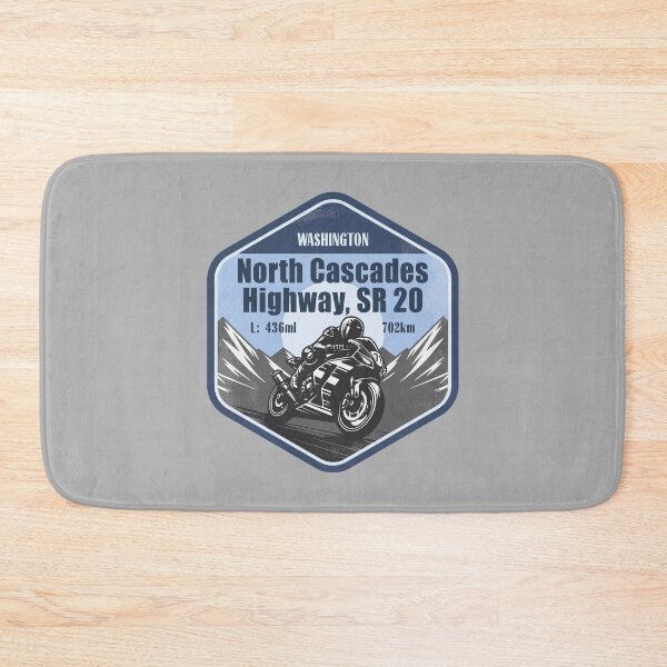 Item preview, North Cascades Highway Washington Motorcycle Mountain Ride designed and sold by CynthiaGraphics.